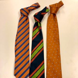 Trio of Designer Silk Ties